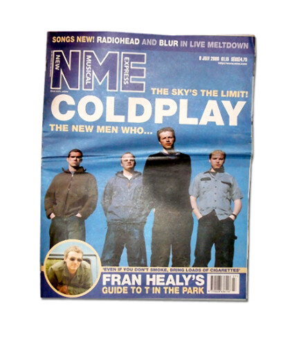 First NME cover - 6 de julho de 2000