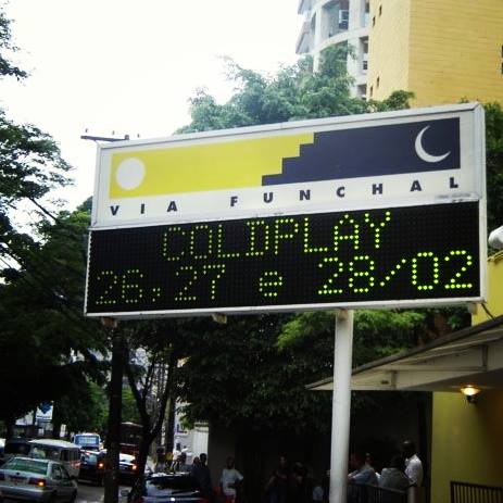 Via Funchal recebe Coldplay