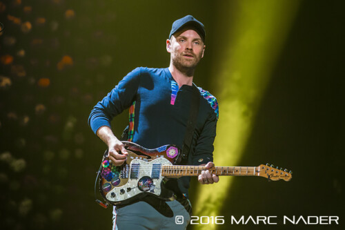 Coldplay performing on their "A Head Full of Dreams Tour" at the Palace of Auburn Hills in Auburn Hills, MI on August 3rd 2016 Photo by Marc Nader